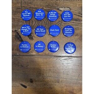 2003 PENN STATE CITIZENS BANK COMPLETE FOOTBALL SEASON SLOGAN BUTTON SET